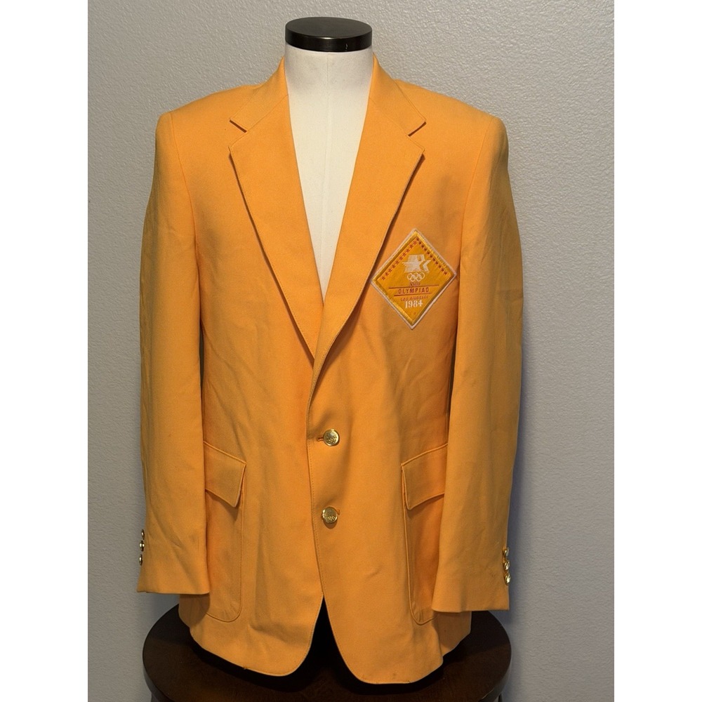 Vintage 1984 Los Angeles Olympic Games Official Staff Uniform Levi's Blazer 42R